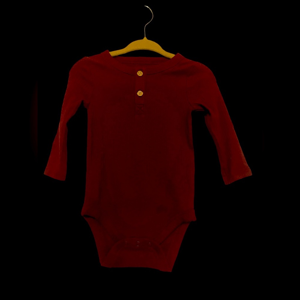 Cat & Jack Baby Bodysuit - Size 3-6M Burgundy